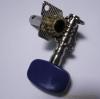 1 BLUE GUITAR OR UKULELE MACHINE HEAD LEFT